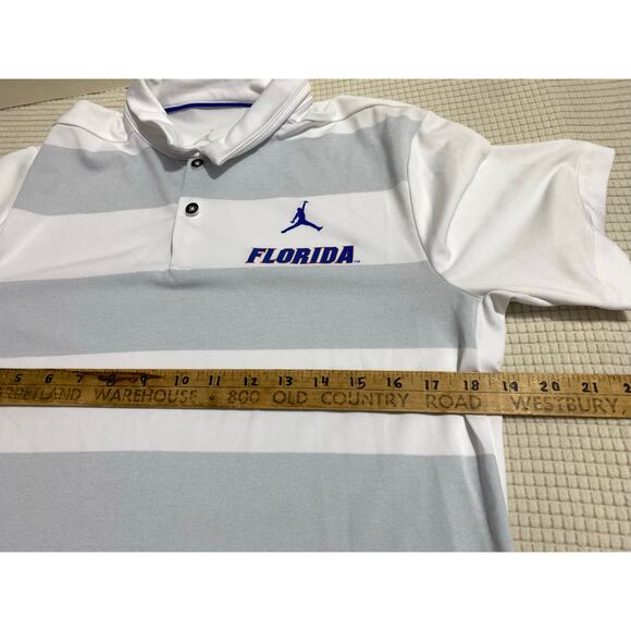 Florida Gators Air Jordan Polo Men's White/Blue Mens Small - Picture 4 of 10